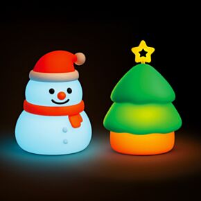 Sleep Lamp Night Light & Hanging Strap - Jingle Bunch Christmas