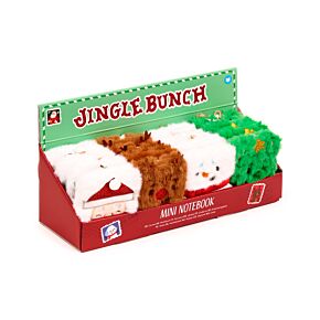 Plush A7 Notebook - Jingle Bunch Christmas
