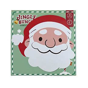 Pack of 12 Napkins - Christmas Jingle Bunch Santa