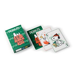 Standard Deck of Playing Cards - Peanuts Christmas Snoopy & Woodstock