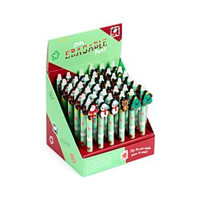 Erasable Pen with PVC Topper - Jingle Bunch Christmas
