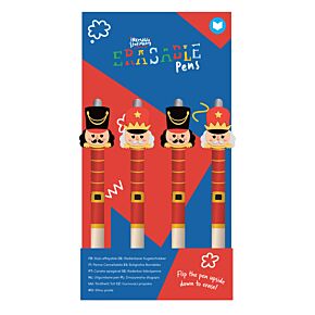 Erasable Pen with PVC Topper - Festive Friends Christmas