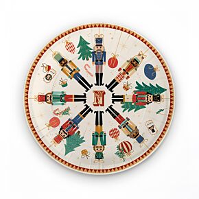 Set of 10 Paper Party Plates - Christmas Nutcracker Set of 10 Paper Party Plates - Christmas Nutcracker