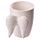 Shaped Handle Ceramic Mug - White Angel Wings