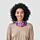 Neck Warmer Tube Scarf - Pink Patterned  