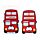 PVC Bottle Opener - London Souvenir Red London Bus