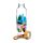 Volkswagen VW T1 Camper Bus Waves are Calling 500ml Glass Water Bottle