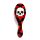 100% Bamboo Hair Brush - Skulls and Roses
