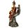 Decorative Thai Buddha Figurine - Gold and Red Sitting in a Hand