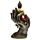 Decorative Thai Buddha Figurine - Gold and Red Sitting in a Hand
