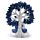 Decorative White & Blue Thai Buddha - Tree of Life