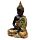 Decorative Black & Orange Gold Thai Buddha - Contemplation
