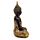 Decorative Black & Orange Gold Thai Buddha - Contemplation