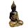 Decorative Black & Orange Gold Thai Buddha - Contemplation