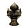 Thai Buddha Figurine - Red and Gold Seated Lotus