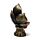 Thai Buddha Figurine - Red and Gold Seated Lotus