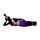 Decorative Thai Buddha Figurine - Purple & Black Reclining