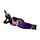 Decorative Thai Buddha Figurine - Purple & Black Reclining