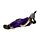 Decorative Thai Buddha Figurine - Purple & Black Reclining