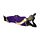 Decorative Thai Buddha Figurine - Purple & Black Reclining