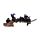 Witches Cat - Playing on Broomstick