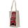 Handy Cotton Zip Up Shopping Bag - London Bus
