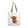 Tote Shopping Bag - Jan Pashley Highland Coo