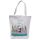Handy Cotton Zip Up Shopping Bag - London Icons