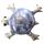 Cute Collectable Turtle Design Sand Animal