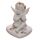 Collectable Cherub Sitting on Heart with Pink Roses