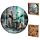 Wall Clock - Lisa Parker Hubble Bubble Cat & Kitten