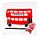 Compressed Travel Towel - London Icons