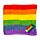 Compressed Travel Towel - Somewhere Rainbow Stripes