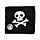 Compressed Travel Towel - Jolly Rogers Pirate