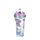 Double Walled Cup with Lid, Straw & Charms - Adoramals Maddie the Axolotl