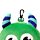 Relaxeazzz Travel Pillow & Eye Mask - Green Monstarz Monster