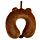 Relaxeazzz Plush Memory Foam Travel Pillow - Bear
