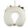 Relaxeazzz Plush Memory Foam Travel Pillow - Cow
