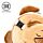 Relaxeazzz Travel Pillow & Eye Mask - Mopps Pug