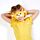 Relaxeazzz Travel Pillow & Eye Mask - Giraffe