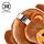 Relaxeazzz Travel Pillow & Eye Mask - Monkey