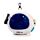 Relaxeazzz Travel Pillow & Eye Mask - Space Cadet