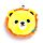 Relaxeazzz Travel Pillow & Eye Mask - Lion