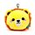 Relaxeazzz Travel Pillow & Eye Mask - Lion