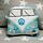Plush Volkswagen VW T1 Camper Bus Shaped Surf Cushion