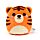 Squidglys Alfie the Tiger Adoramals Wild Plush Toy