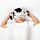 Relaxeazzz Travel Pillow & Eye Mask - Adoramals Bali the Zebra