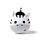 Relaxeazzz Travel Pillow & Eye Mask - Adoramals Bali the Zebra
