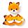 Relaxeazzz Travel Pillow & Eye Mask - Adoramals Finnick the Fox