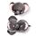 Relaxeazzz Travel Pillow & Eye Mask - Adoramals Janu the Elephant